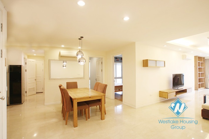 Nice apartment for rent in Ciputra with 3 bedrooms, fully furnished